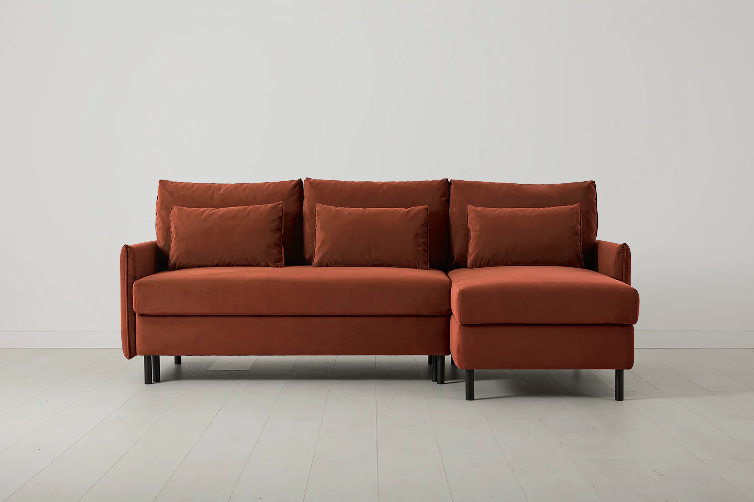 Model 12 Sofa Bed with Storage 3 Seater Right Chaise - Image 8