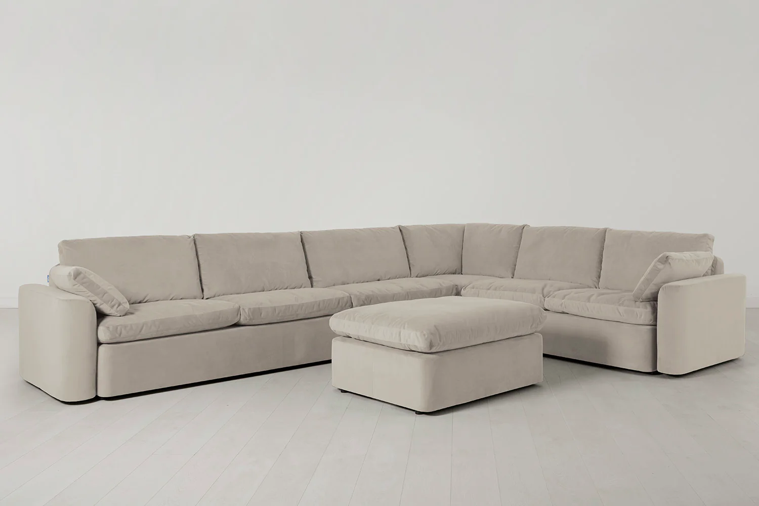 Model 13 Large Corner Sofa with Ottoman - Image 10