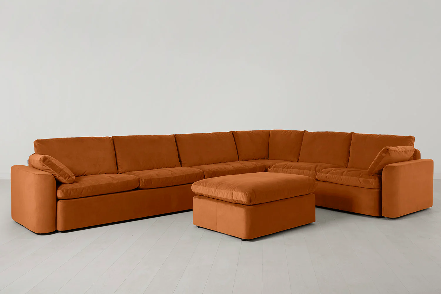 Model 13 Large Corner Sofa with Ottoman - Image 11